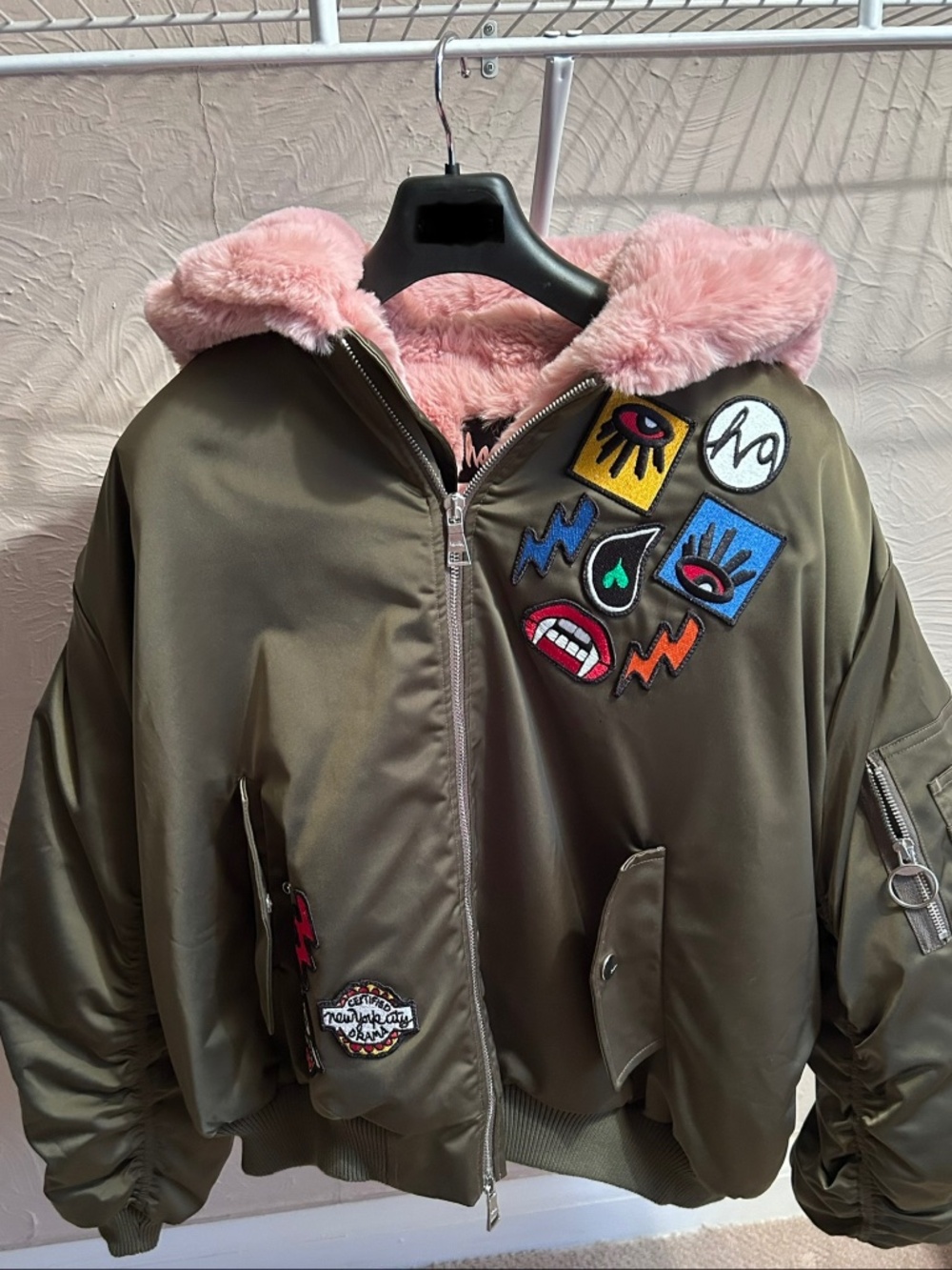 Haculla Aberrant Patch Bomber Jacket (Size XS)⁠